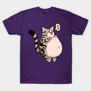 American Shorthair Chonky Cat T-Shirt